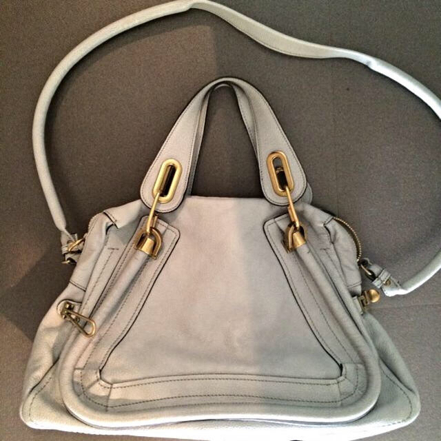 正規 Chloe - クロエchloeパラティスカイブルー トートバッグ
