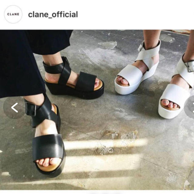 大人気完売商品 クロスストラップサンダル クラネ  CLANE