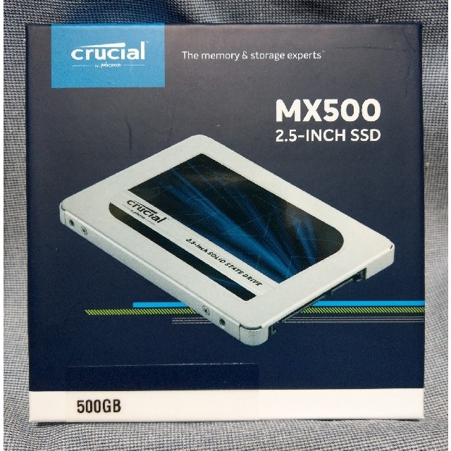 未開封 Crucial SSD 500GB CT500MX500SSD1JP - PCパーツ