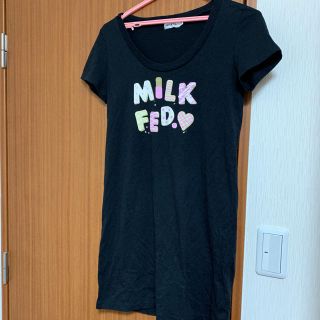 ミルクフェド(MILKFED.)のTシャツワンピミルクフェド ロゴ(Tシャツ(半袖/袖なし))