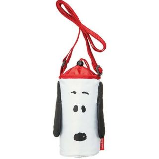 スヌーピー(SNOOPY)のスヌーピー 新品 ダイカット 保冷 ペットボトルカバー 500ml(弁当用品)