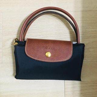 ロンシャン(LONGCHAMP)のロンシャン ハンドバッグ  ル・プリアージュ ブラック 黒 (ハンドバッグ)