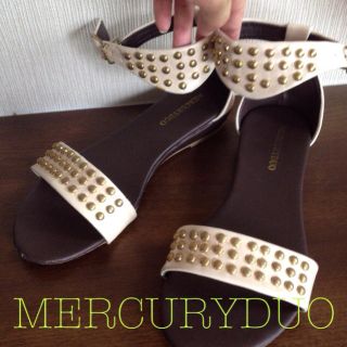 マーキュリーデュオ(MERCURYDUO)のマーキュリーデュオ♡36ぺたんこサンダル(サンダル)