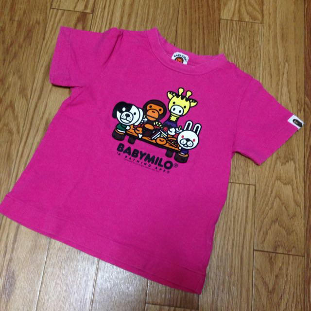 A BATHING APE(アベイシングエイプ)のBAPE KIDS***100cm キッズ/ベビー/マタニティのキッズ服女の子用(90cm~)(Tシャツ/カットソー)の商品写真