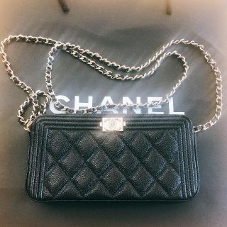 シャネル(CHANEL)の最終お値下げ‼︎19万‼︎新品・未使用‼︎CHANEL ボーイチェーンウォレット(財布)