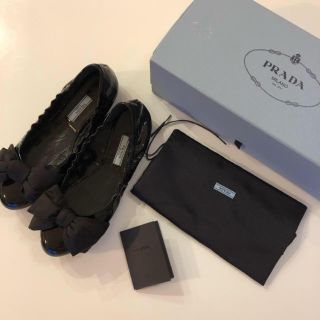 プラダ(PRADA)のPRADA フラットシューズ バレエシューズ 新品 美品 プラダ(バレエシューズ)