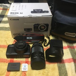 キヤノン(Canon)のCanon EOS M 望遠レンズ Flash Airセット(ミラーレス一眼)