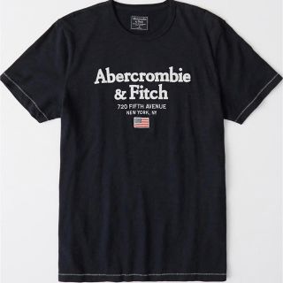 アバクロンビーアンドフィッチ(Abercrombie&Fitch)のs.14様専用【正規品】アバクロ A&F アップリケロゴTシャツ ネイビー S(Tシャツ/カットソー(半袖/袖なし))