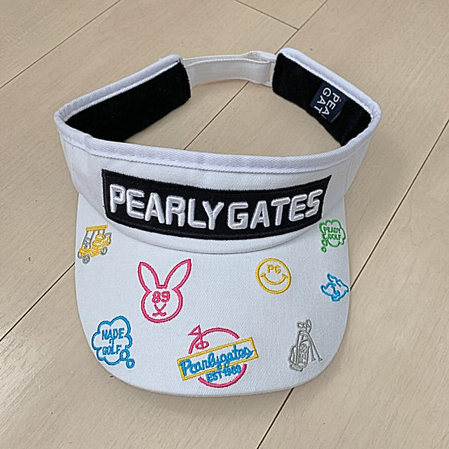 PEARLY GATES(パーリーゲイツ)のパリーゲイツ サンバイザー レディースの帽子(その他)の商品写真