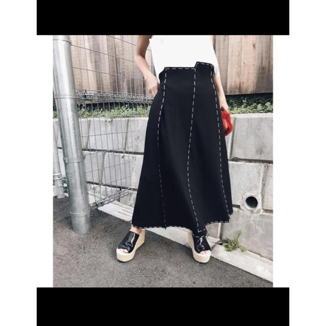 Ameri Vintage STITCH PANEL SKIRT