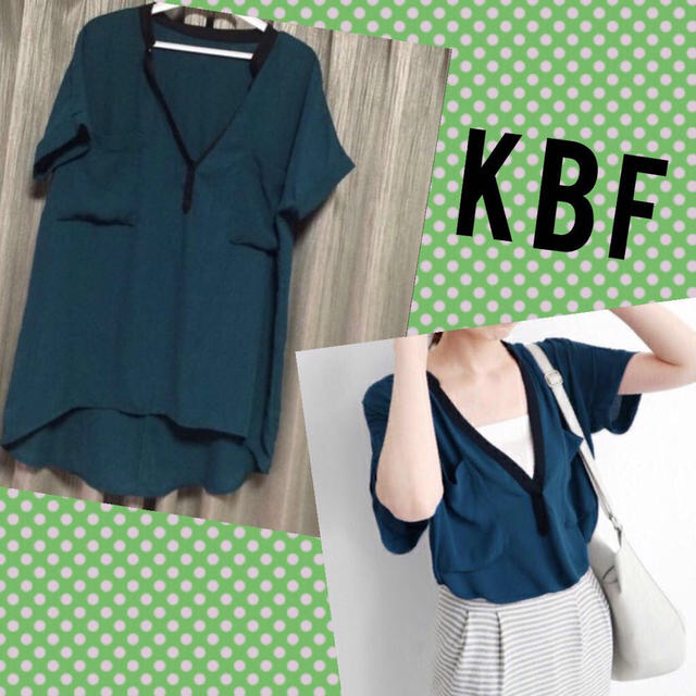 KBF(ケービーエフ)の81様専用 KBF シフォンチュニック レディースのトップス(チュニック)の商品写真