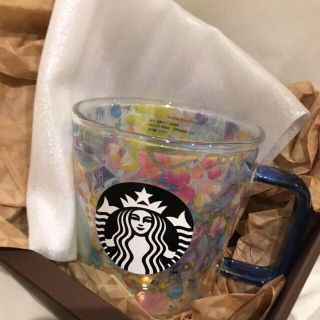 スターバックスコーヒー(Starbucks Coffee)の【新品 未使用】スターバックス 耐熱グラスマグ カップ プリズム 355ml★(食器)