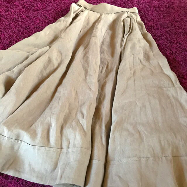MADISONBLUE(マディソンブルー)のマディソンブルー ❤︎リネンスカート ブラウン レディースのスカート(ロングスカート)の商品写真
