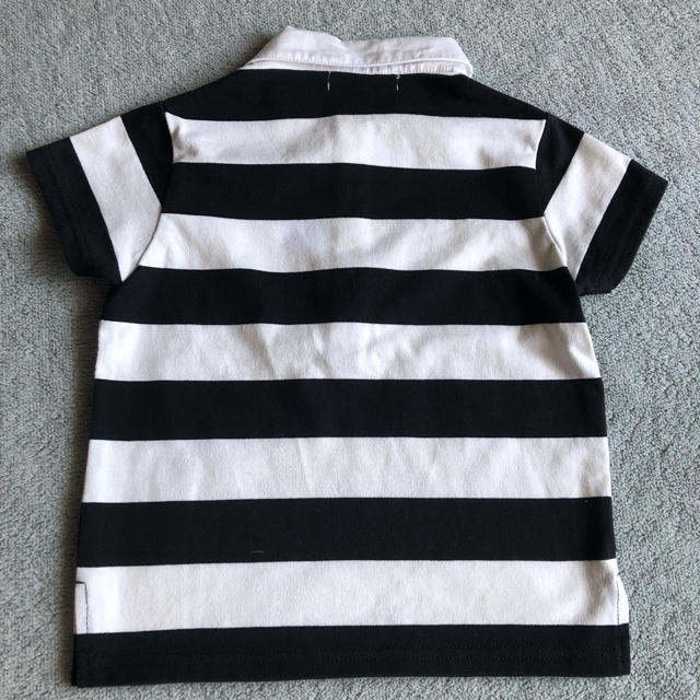 Rope' Picnic(ロペピクニック)のROPE PICNIC ボーダーポロ 100 キッズ/ベビー/マタニティのキッズ服女の子用(90cm~)(Tシャツ/カットソー)の商品写真