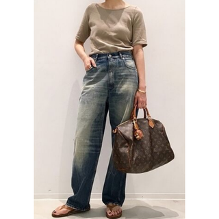 アパルトモンドゥーズィエムクラス(L'Appartement DEUXIEME CLASSE)のL'Appartement PILE BOAT NECK カットソー(Tシャツ(半袖/袖なし))