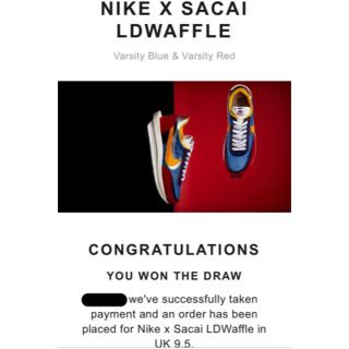 サカイ(sacai)のsacai x nike LDWaffle サカイ×ナイキ(スニーカー)