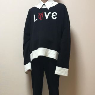 ラフシモンズ(RAF SIMONS)のOY ニット 18aw(ニット/セーター)