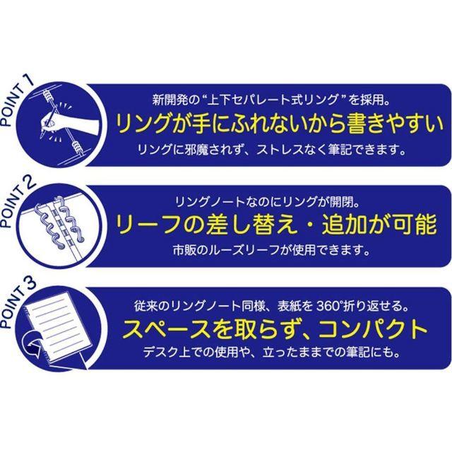 キングジム(キングジム)のKING JIM テフレーヌ B5 3冊セット 新品未使用 インテリア/住まい/日用品の文房具(ノート/メモ帳/ふせん)の商品写真