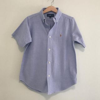 ラルフローレン(Ralph Lauren)の☆極極美☆130 ラルフローレン 半袖 ボタンダウン シャツ(ドレス/フォーマル)