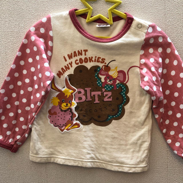 Bit'z(ビッツ)のビッツ 長袖トップス 95 キッズ/ベビー/マタニティのキッズ服女の子用(90cm~)(Tシャツ/カットソー)の商品写真