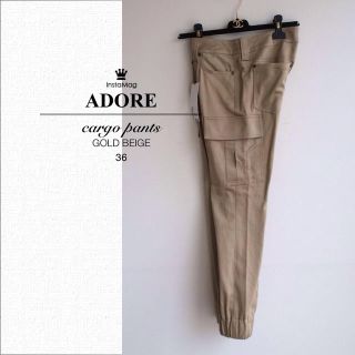 アドーア(ADORE)のタグ付未使用ADORE カーゴパンツ36(クロップドパンツ)