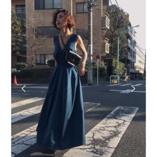 アメリヴィンテージ(Ameri VINTAGE)の新品未使用 ♡ LADY TUCK FLARE DRESS ♡(ロングドレス)