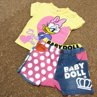 ベビードール(BABYDOLL)のBABYDOLL  ショートパンツ Tシャツ セット売り 80(Ｔシャツ)