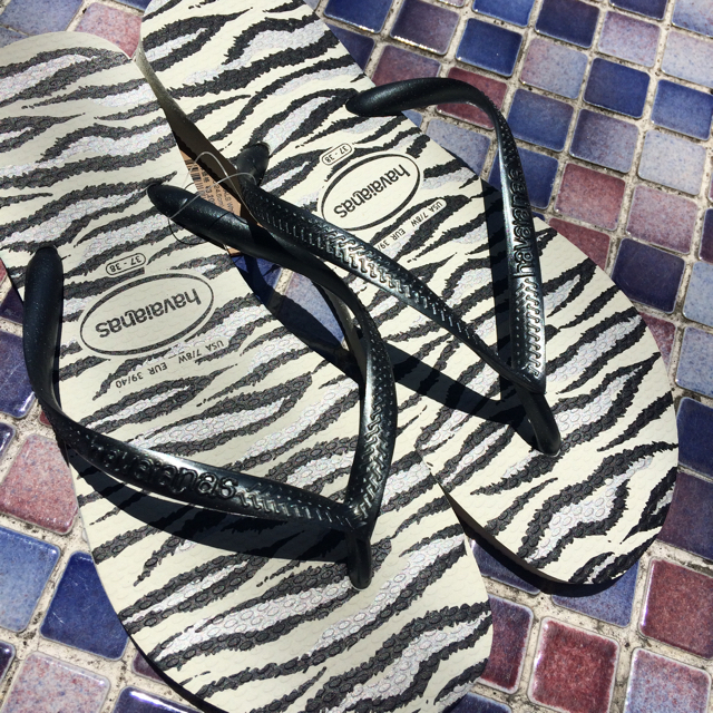 havaianas(ハワイアナス)の189A　新品 アウトレット ハワイアナス ビーチサンダル　アニマル　 レディースの靴/シューズ(ビーチサンダル)の商品写真