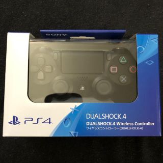 プレイステーション4(PlayStation4)の正規品 PS4 コントローラー ブラック 美品(家庭用ゲーム機本体)