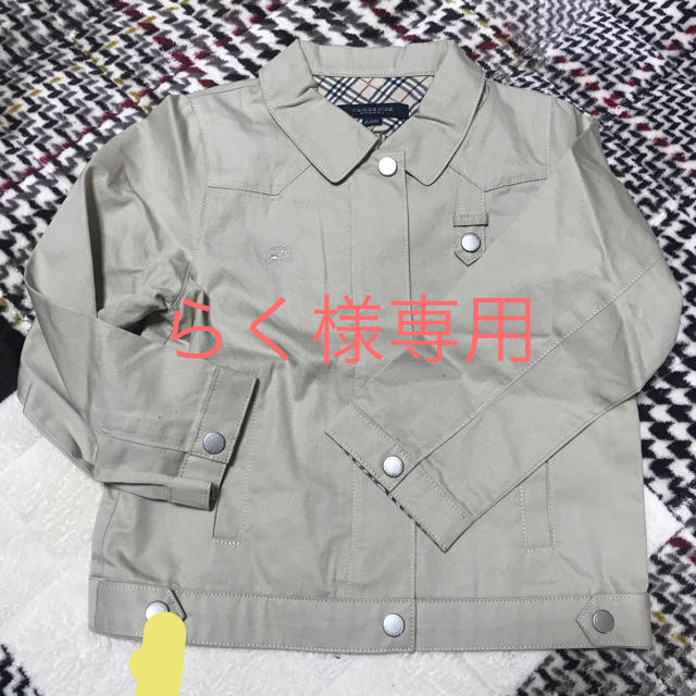 BURBERRY(バーバリー)のバーバリー100センチジャケト キッズ/ベビー/マタニティのキッズ服女の子用(90cm~)(その他)の商品写真