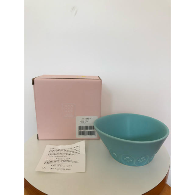 mina perhonen(ミナペルホネン)の新品！ ミナペルホネン chouchou ボウル blue 子供用食器 キッズ/ベビー/マタニティの授乳/お食事用品(プレート/茶碗)の商品写真