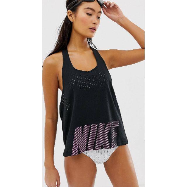 NIKE(ナイキ)のMサイズ NIKE ナイキ ロゴ タンクトップ クロップトップ レディースのトップス(タンクトップ)の商品写真