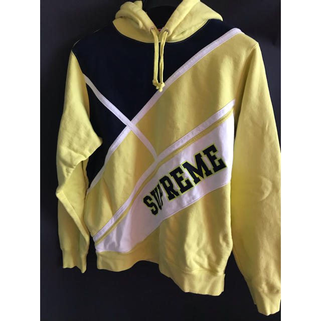 18s/s diagonal hooded sweatshirt Medium