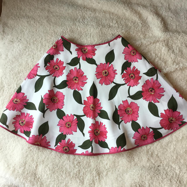 M'S GRACY(エムズグレイシー)のM's GRACY 花柄 スカート ピンク レディースのスカート(ひざ丈スカート)の商品写真