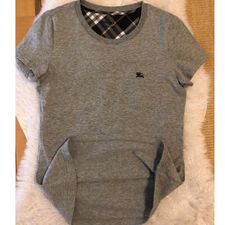 バーバリーブルーレーベル(BURBERRY BLUE LABEL)の超美品本物バーバリーブルーレーベル上質コットンTシャツ(Tシャツ(半袖/袖なし))