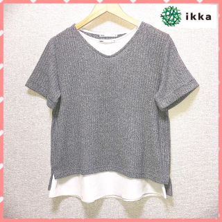 イッカ(ikka)の値下げ!!   ikka  半袖アンサンブル  レディース M(アンサンブル)