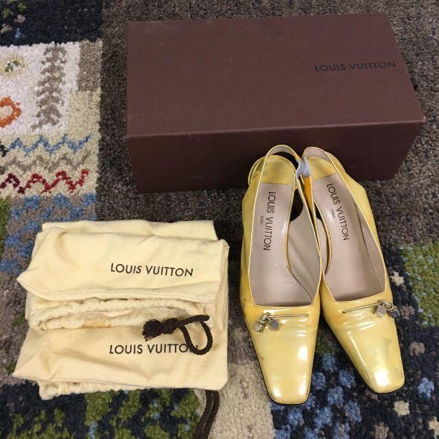 LOUIS VUITTON(ルイヴィトン)のルイヴィトン パンプス イエロー（94001190） レディースの靴/シューズ(ハイヒール/パンプス)の商品写真