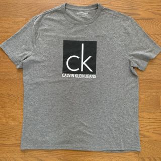 カルバンクライン(Calvin Klein)の新品＊カルバンクライン＊グレー半袖TシャツLサイズ(Tシャツ/カットソー(半袖/袖なし))