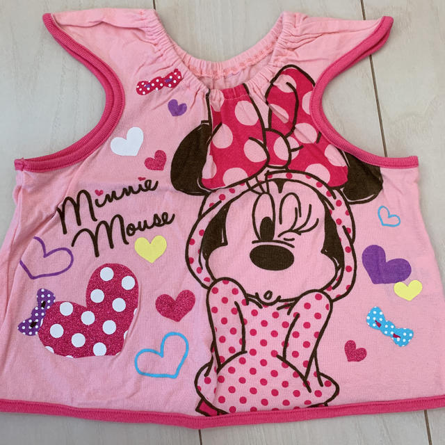 Disney(ディズニー)のミニーちゃん セットアップ キッズ/ベビー/マタニティのベビー服(~85cm)(Ｔシャツ)の商品写真
