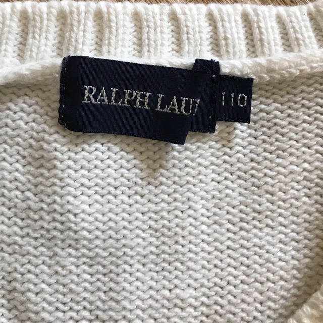 Ralph Lauren(ラルフローレン)の美品❗️ラルフローレン男子ベスト キッズ/ベビー/マタニティのキッズ服男の子用(90cm~)(ニット)の商品写真