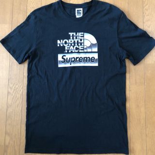 シュプリーム(Supreme)のSupreme シュプリーム ノースフェイス Tシャツ メタリックブラックM(Tシャツ/カットソー(半袖/袖なし))