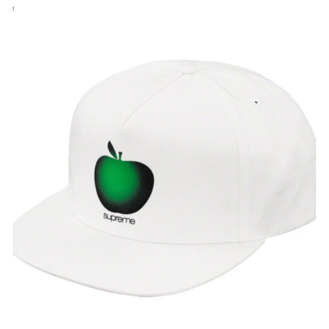 19SS Supreme Apple 5- Panel Cap White