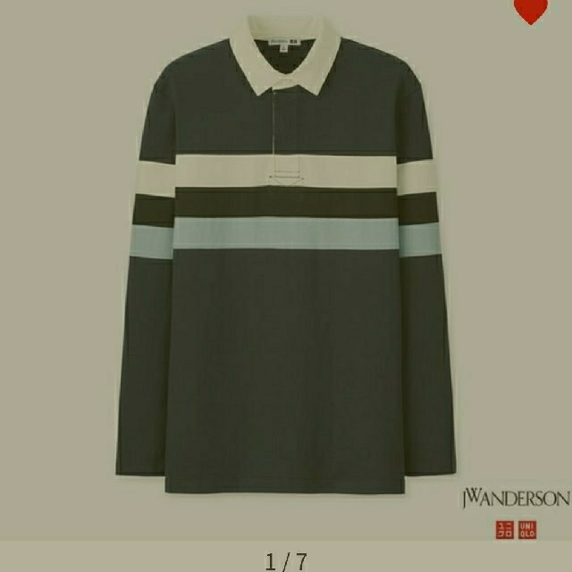 UNIQLO(ユニクロ)の新品 UNIQLO JW ANDERSON ユニクロ ラガーシャツ メンズ S メンズのトップス(Tシャツ/カットソー(七分/長袖))の商品写真