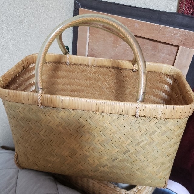竹かごバッグ レディースのバッグ(かごバッグ/ストローバッグ)の商品写真