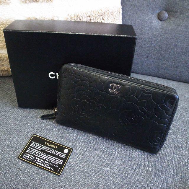 CHANEL(シャネル)の☆正規品☆シャネル　長財布　カメリア　花柄　マトラッセ　バッグ　財布　小物 レディースのファッション小物(財布)の商品写真