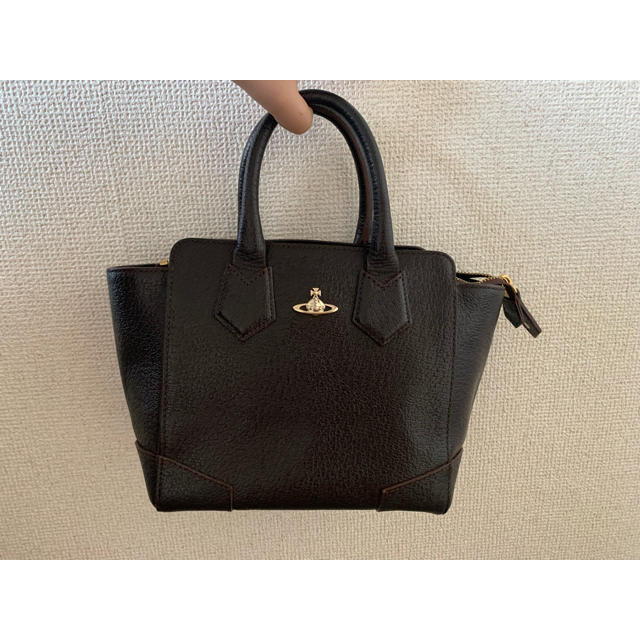 綿サイズ約縦19cm×横上部Vivienne Westwood ハンドバッグ