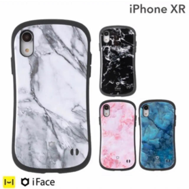 iphone xr ケース アイフォンxr iface アイフェイス マーブルの通販 by Lily｜ラクマ