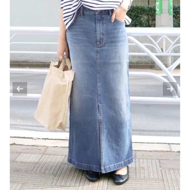 SLOBE IENA - LE DENIM タイトロングデニムスカートの通販 by ぼく
