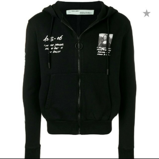 税込 OFF-WHITE - OFF-WHITE モナリザ ジップパーカー Mサイズ パーカー 税込 OFF-WHITE - OFF-WHITE モナリザ ジップパーカー Mサイズ パーカー
