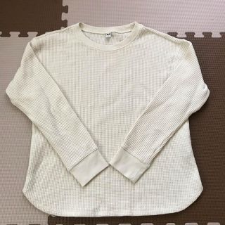 ユニクロ(UNIQLO)のユニクロ ワッフルクールネックT 長袖(Tシャツ(長袖/七分))